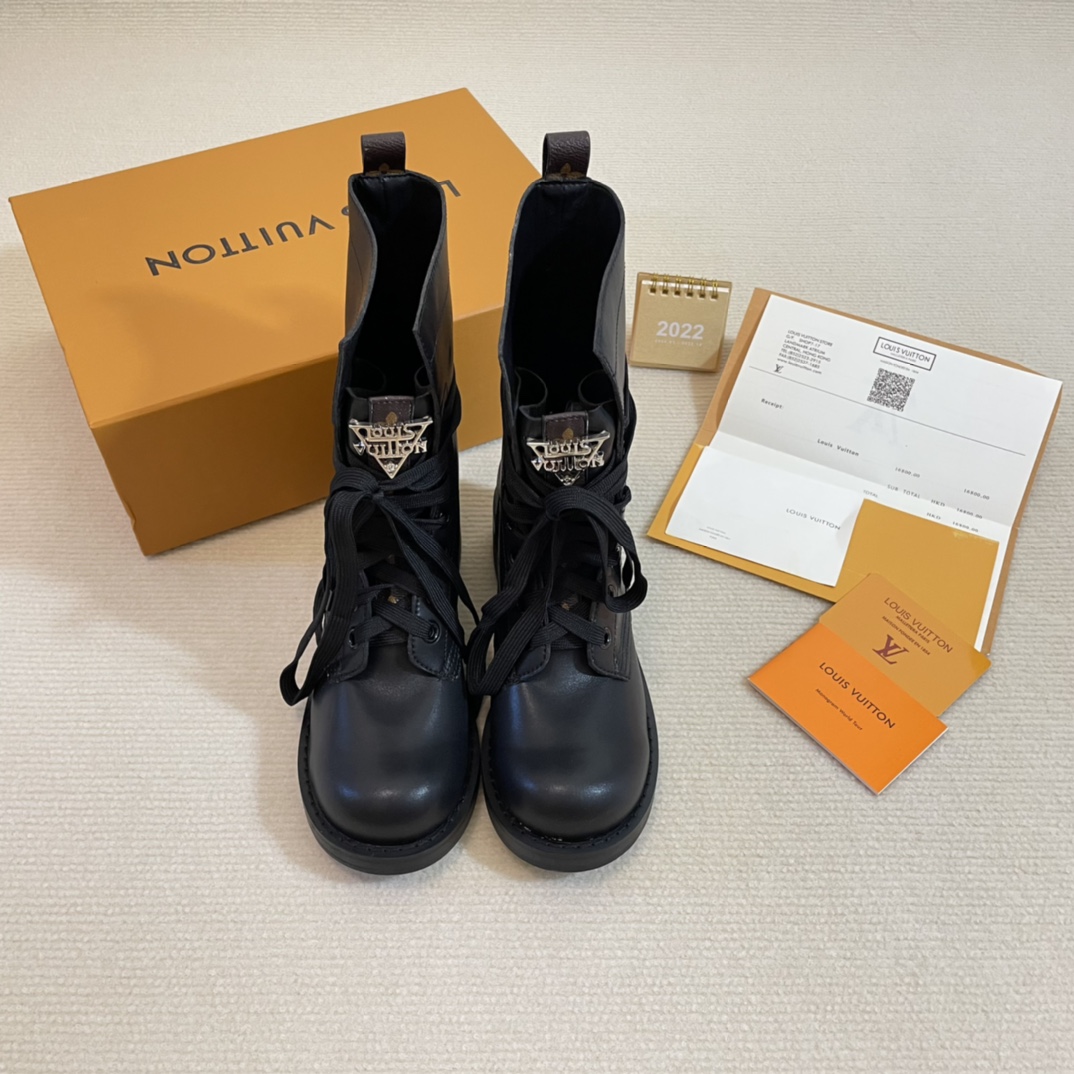 Louis Vuitton Classic lace-up mid-calf boots