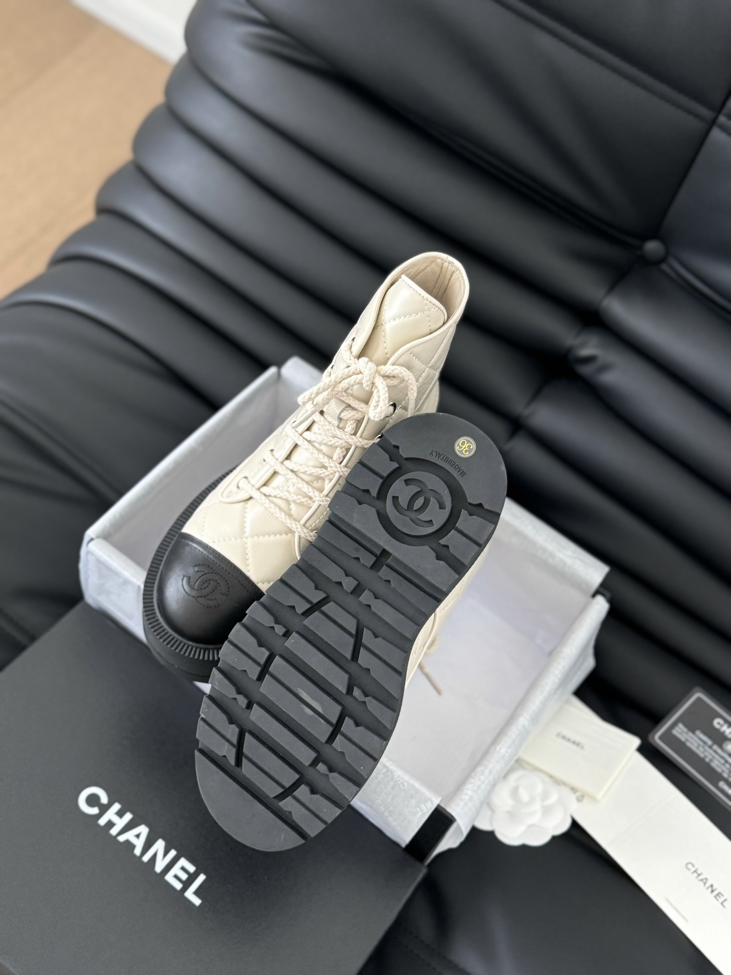 C design  Autumn-Winter 24 Couture Mid-Calf Boots