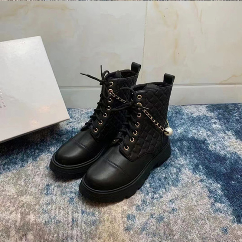 C design  Women Fashion  Lace Up Mid-Calf Boots