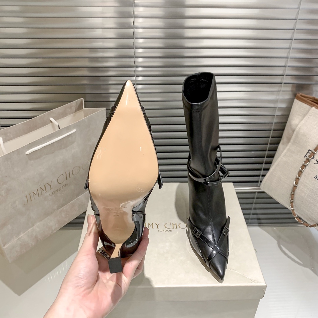 Jimmy Choo riders high heel boots