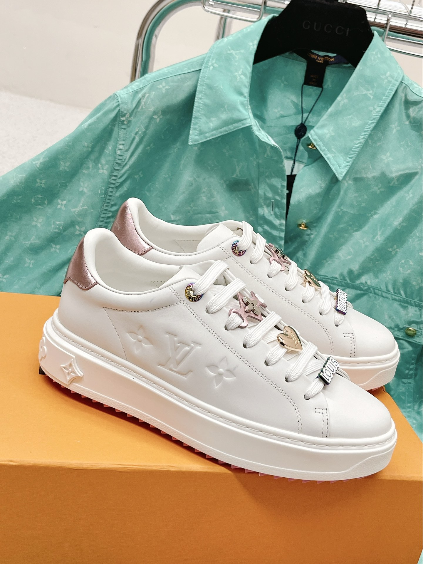 Louis Vuitton women vulcanized shoes sneakers