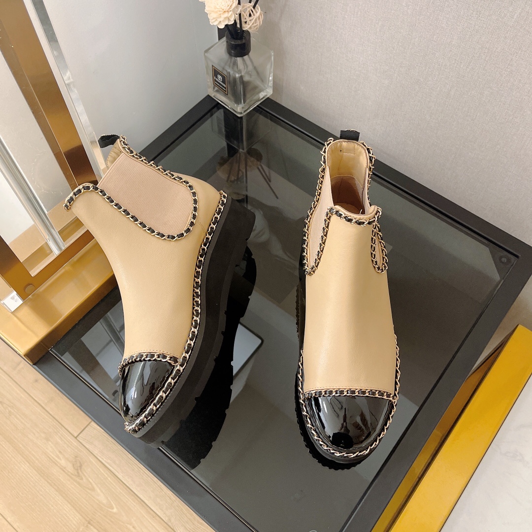 C design  counter latest small fragrance chain boots series