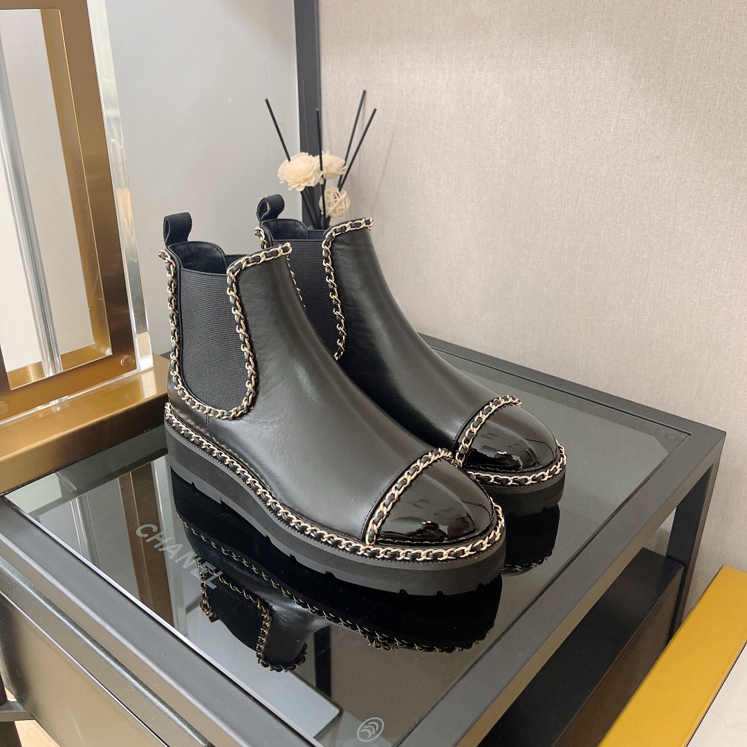 C design  counter latest small fragrance chain boots series