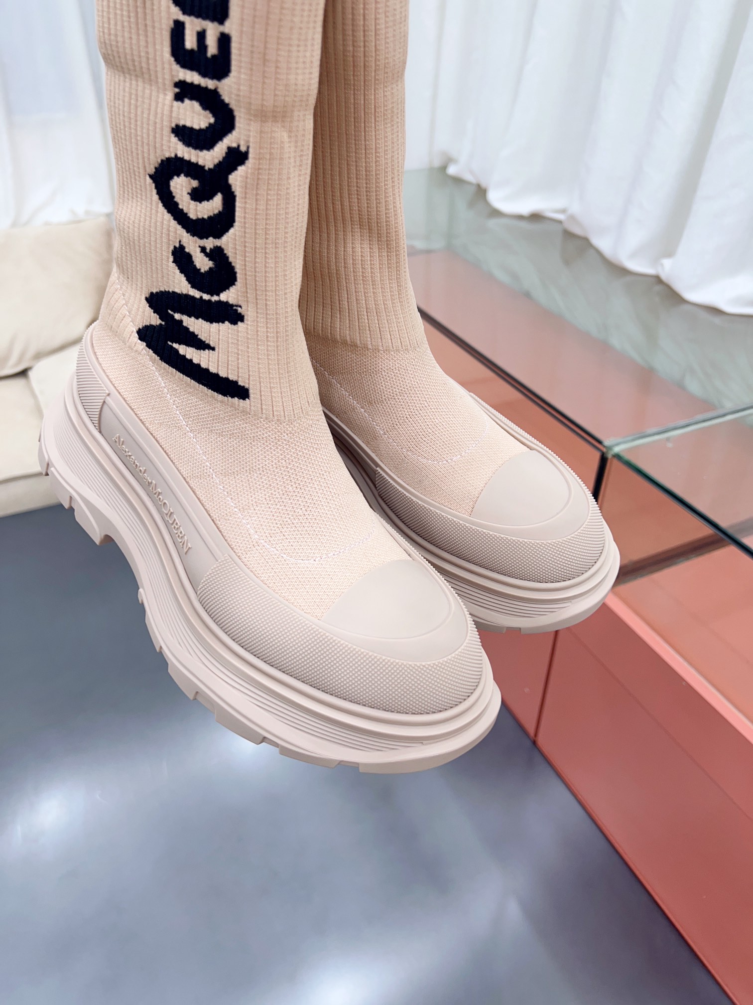 Alexander MCqueen SS New knited socking boots (unisex model)