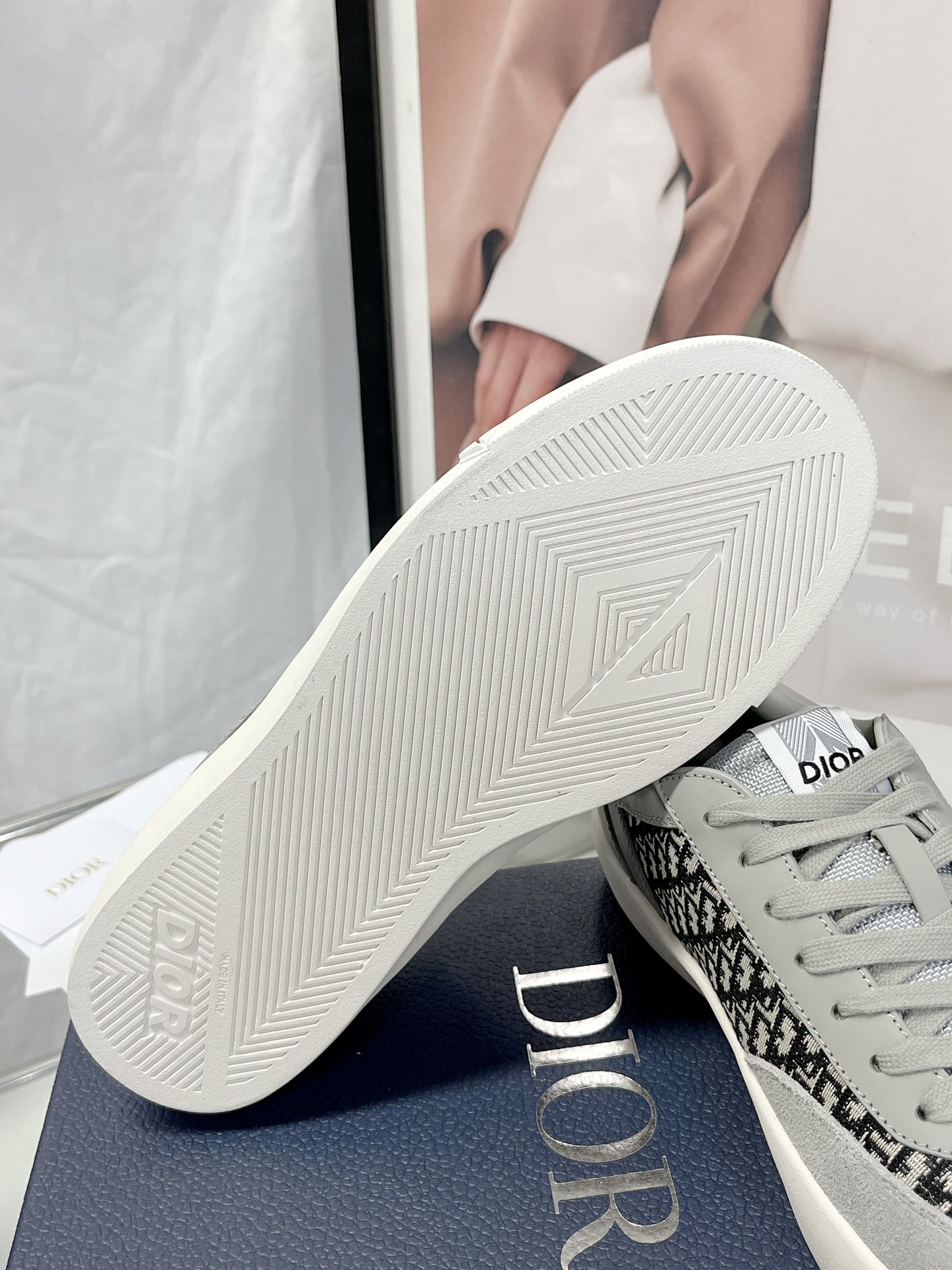 Dior Dior 2023 Latest B101 Collection Couple Casual Sneakers