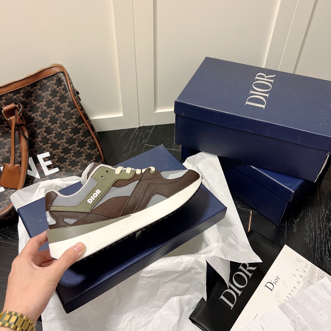 Dior B29 women sneakers thick sole casual shoes