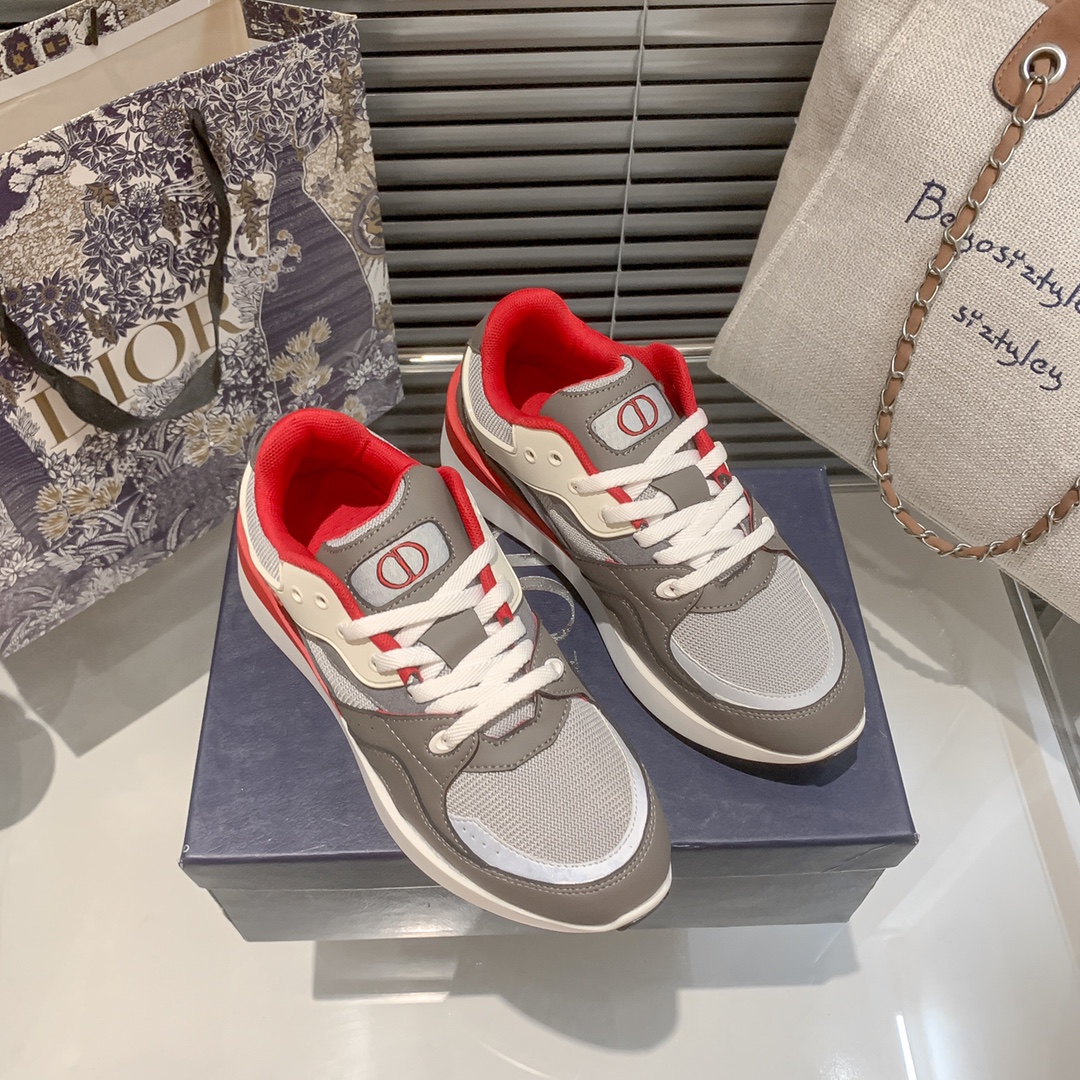 Dior new fluorescent sneakers casual shoes