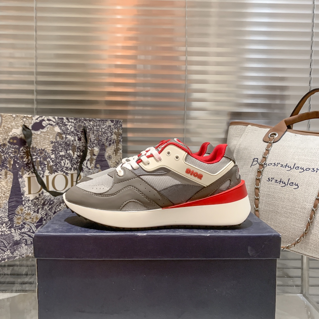 Dior new fluorescent sneakers casual shoes