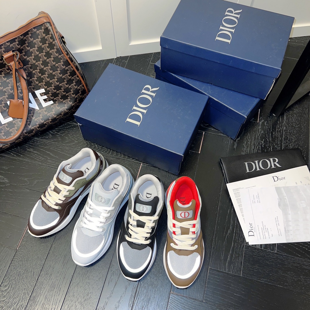 Dior B29 women sneakers thick sole casual shoes