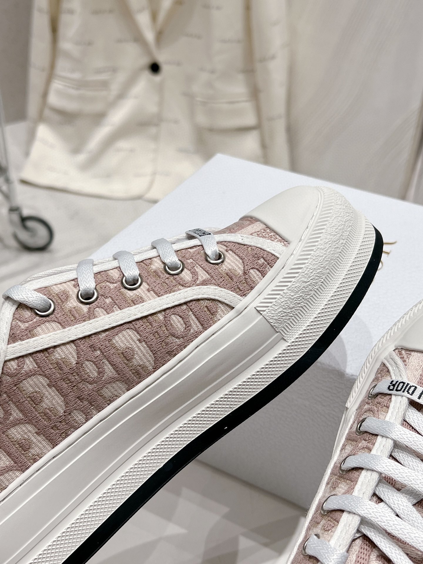 Dior 2024 Walk'n Series Embroidered Platform Sneakers