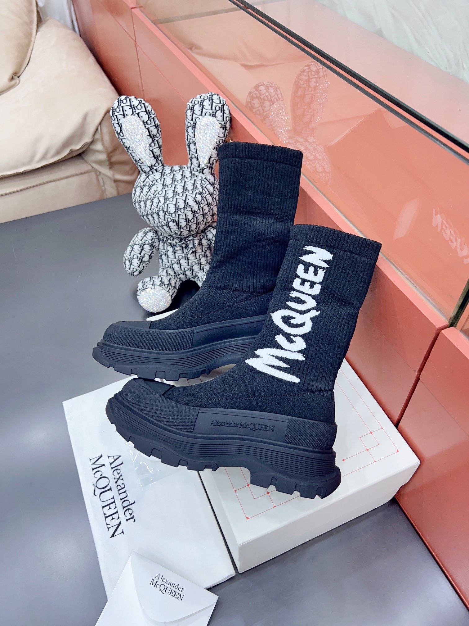 Alexander MCqueen SS New knited socking boots (unisex model)