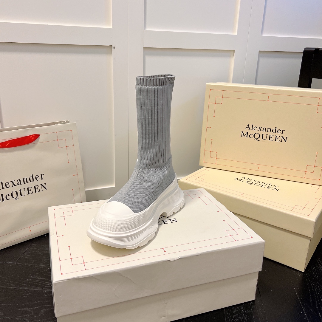 Alexander McQueen women sneakers sock boots