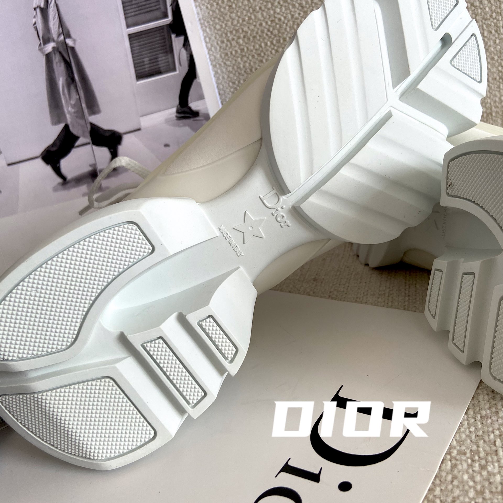 Dior new thick bottom sneakers casual shoes