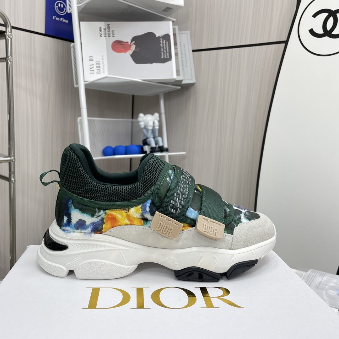 Dior D-wander velcro sneakers