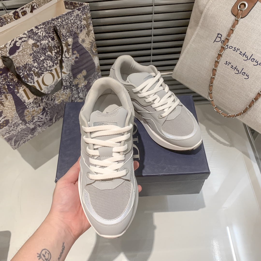 Dior new fluorescent sneakers casual shoes