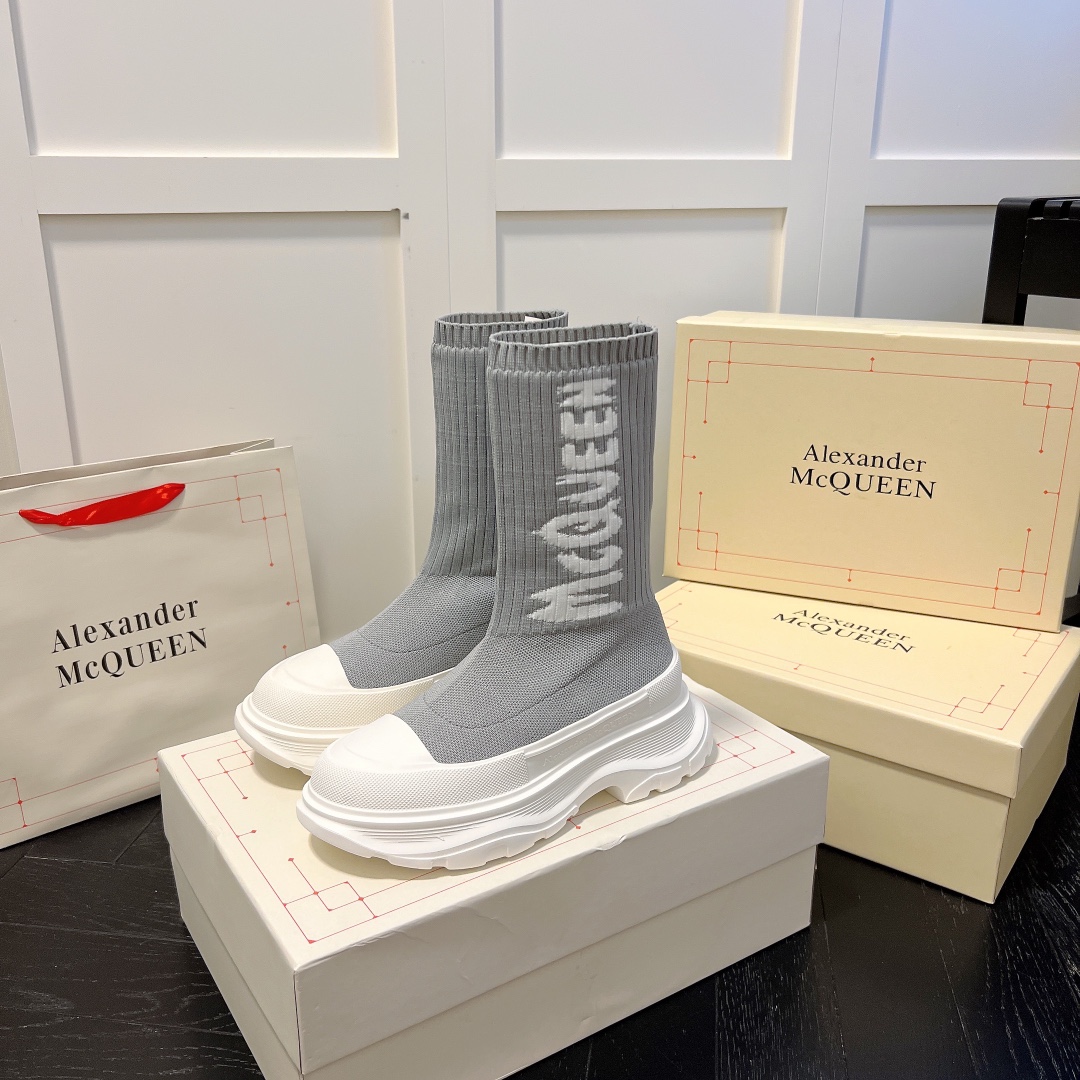 Alexander McQueen women sneakers sock boots