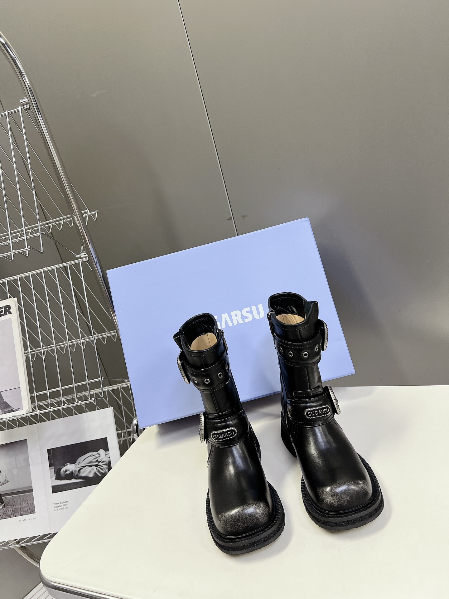 SUGARSU 24 Autumn/Winter Essentials Polished Martin Boots 5cm Heeled