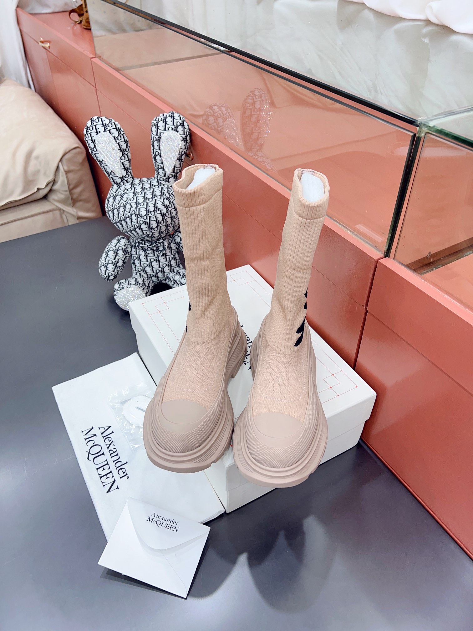 Alexander MCqueen SS New knited socking boots (unisex model)