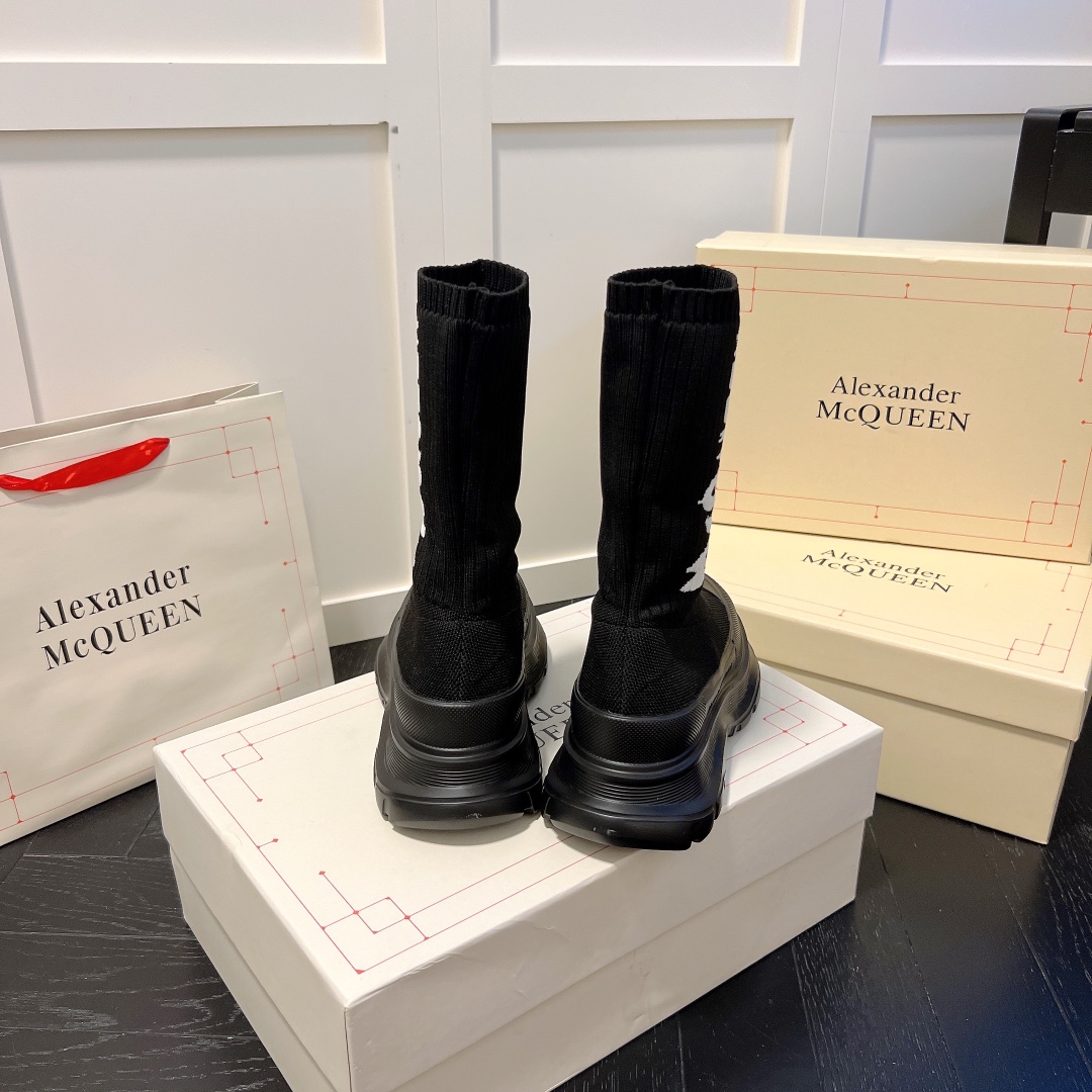 Alexander McQueen women sneakers sock boots
