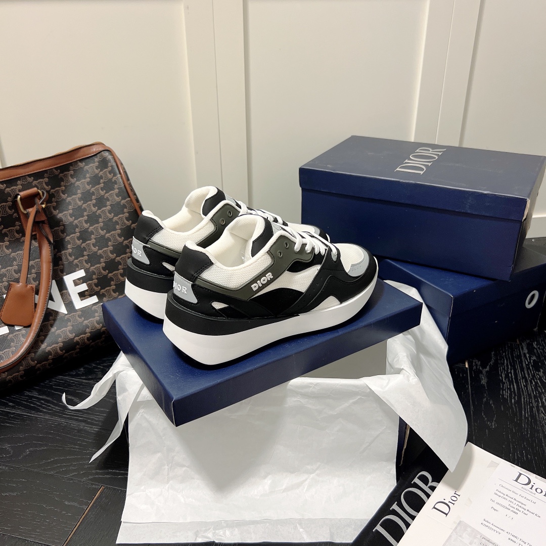 Dior B29 women sneakers thick sole casual shoes