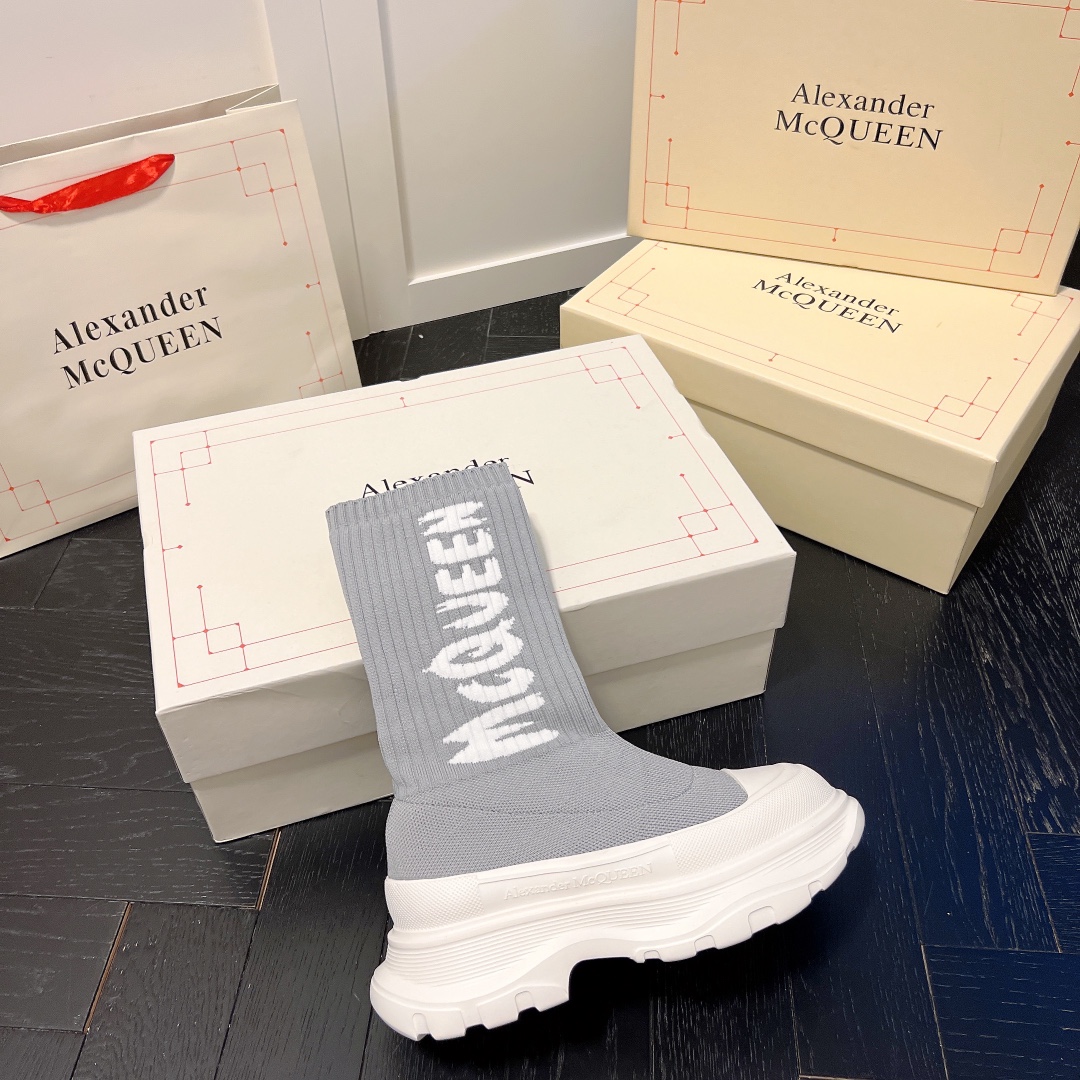 Alexander McQueen women sneakers sock boots