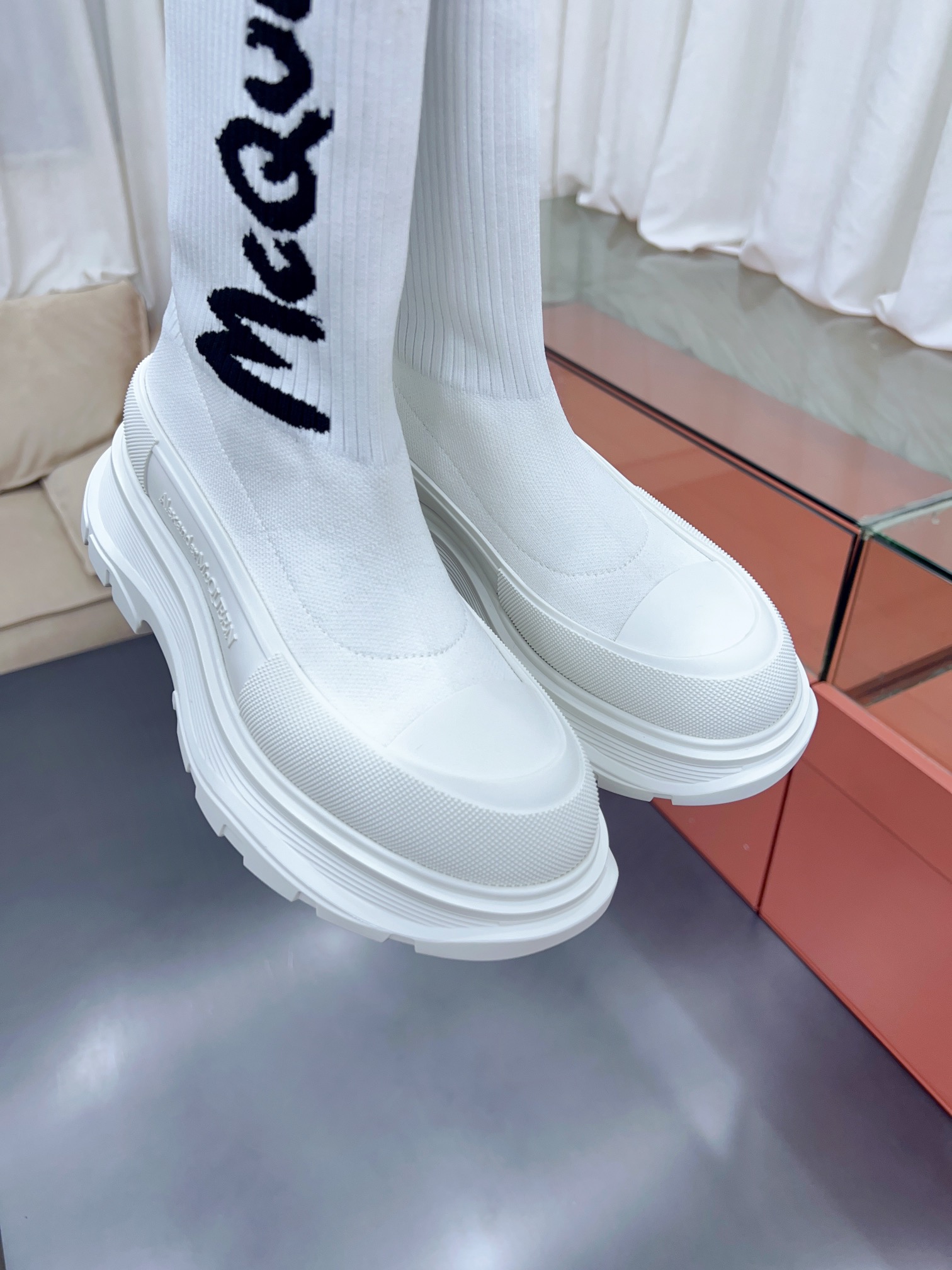 Alexander MCqueen SS New knited socking boots (unisex model)