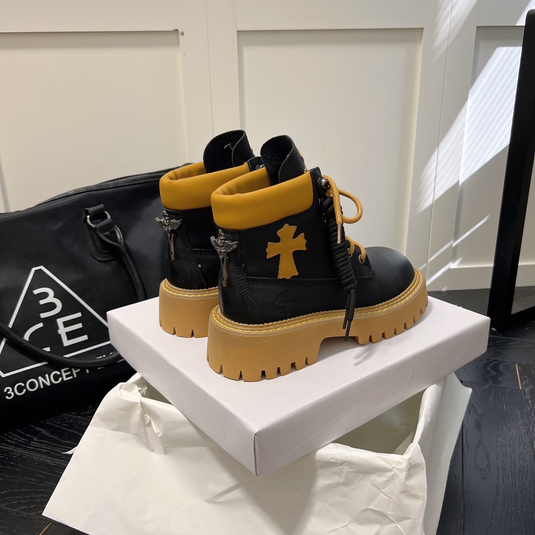 PALM ANGLE lace up rivet short ankle boots