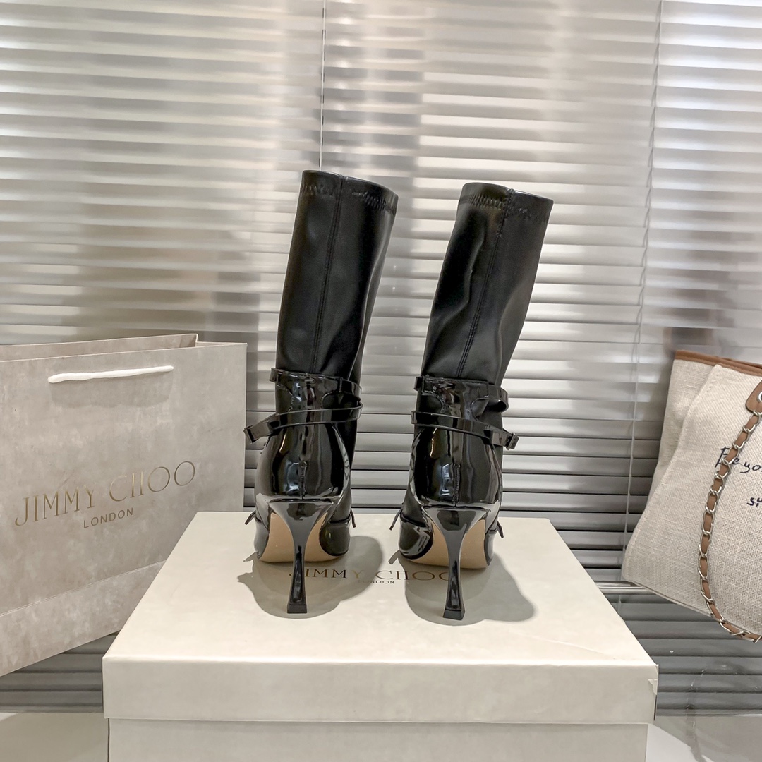 Jimmy Choo riders high heel boots