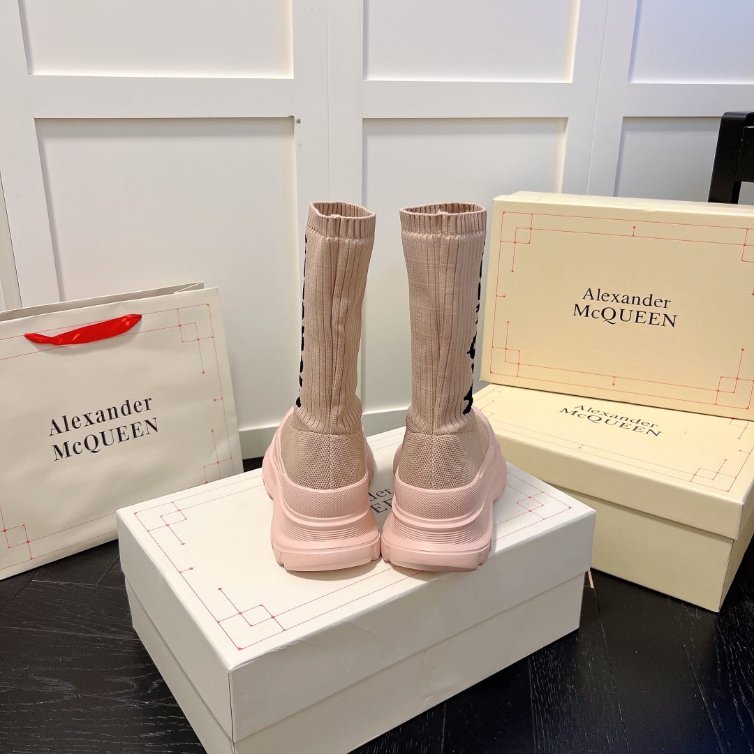 Alexander McQueen women sneakers sock boots