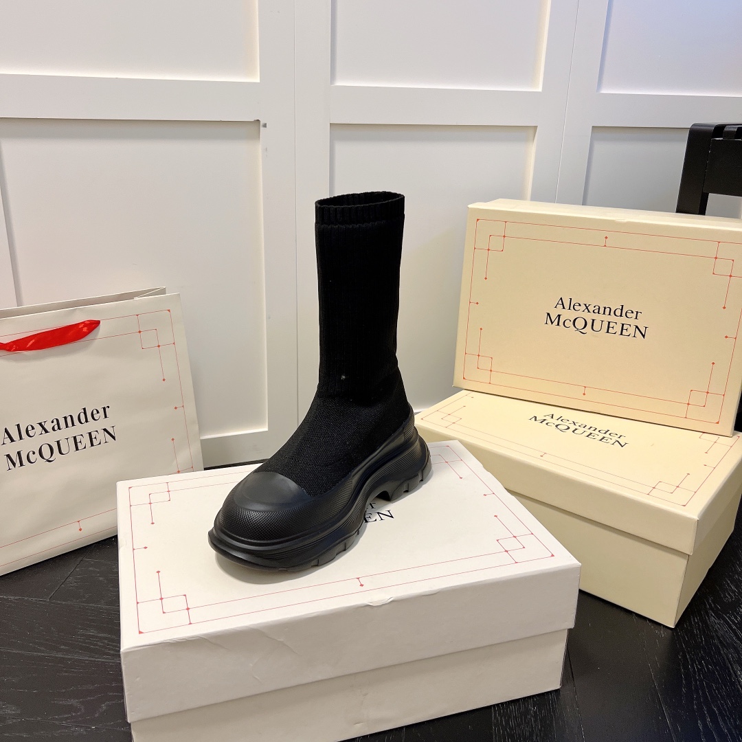 Alexander McQueen women sneakers sock boots