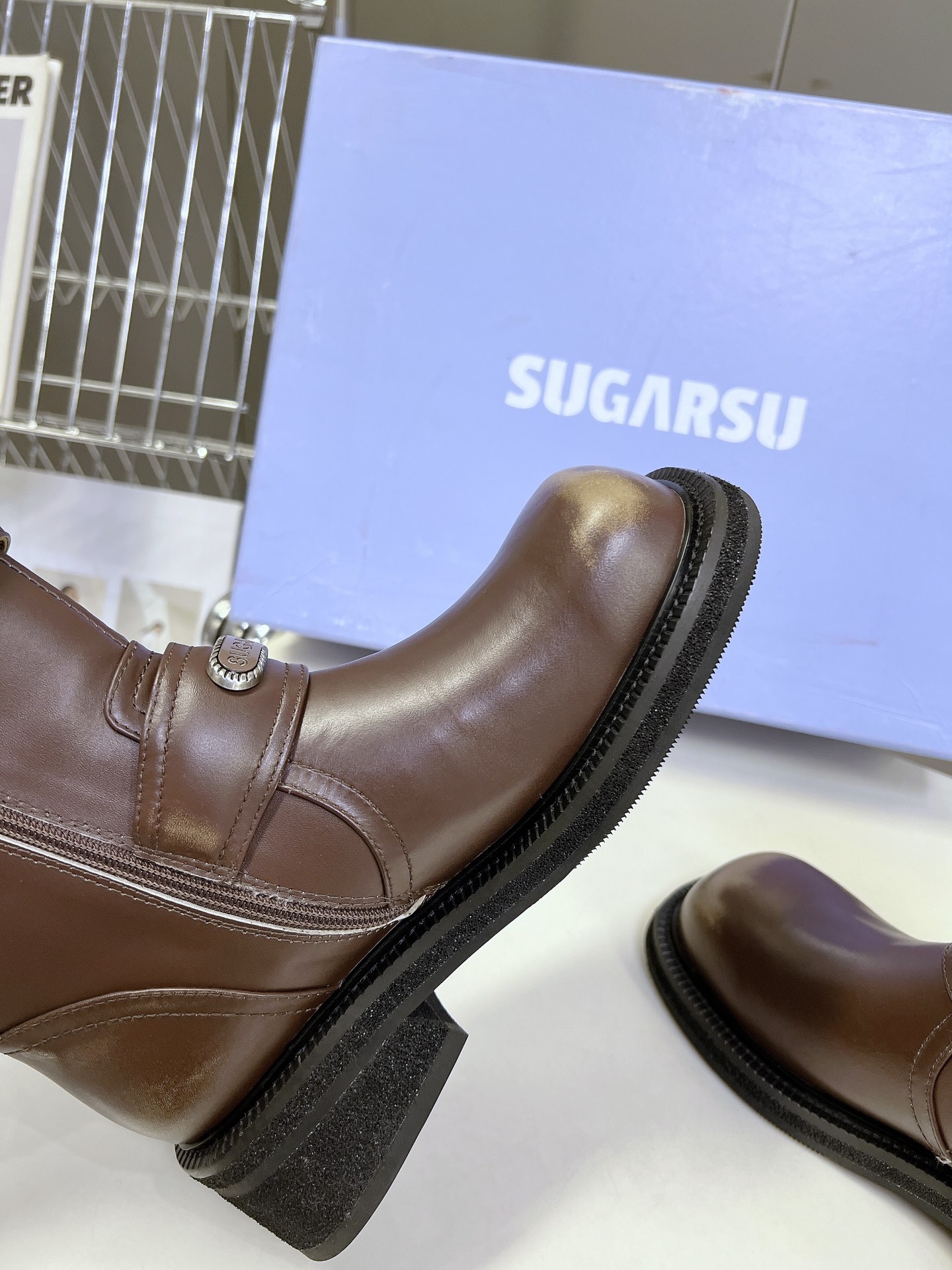 SUGARSU 24 Autumn/Winter Essentials Polished Martin Boots 5cm Heeled
