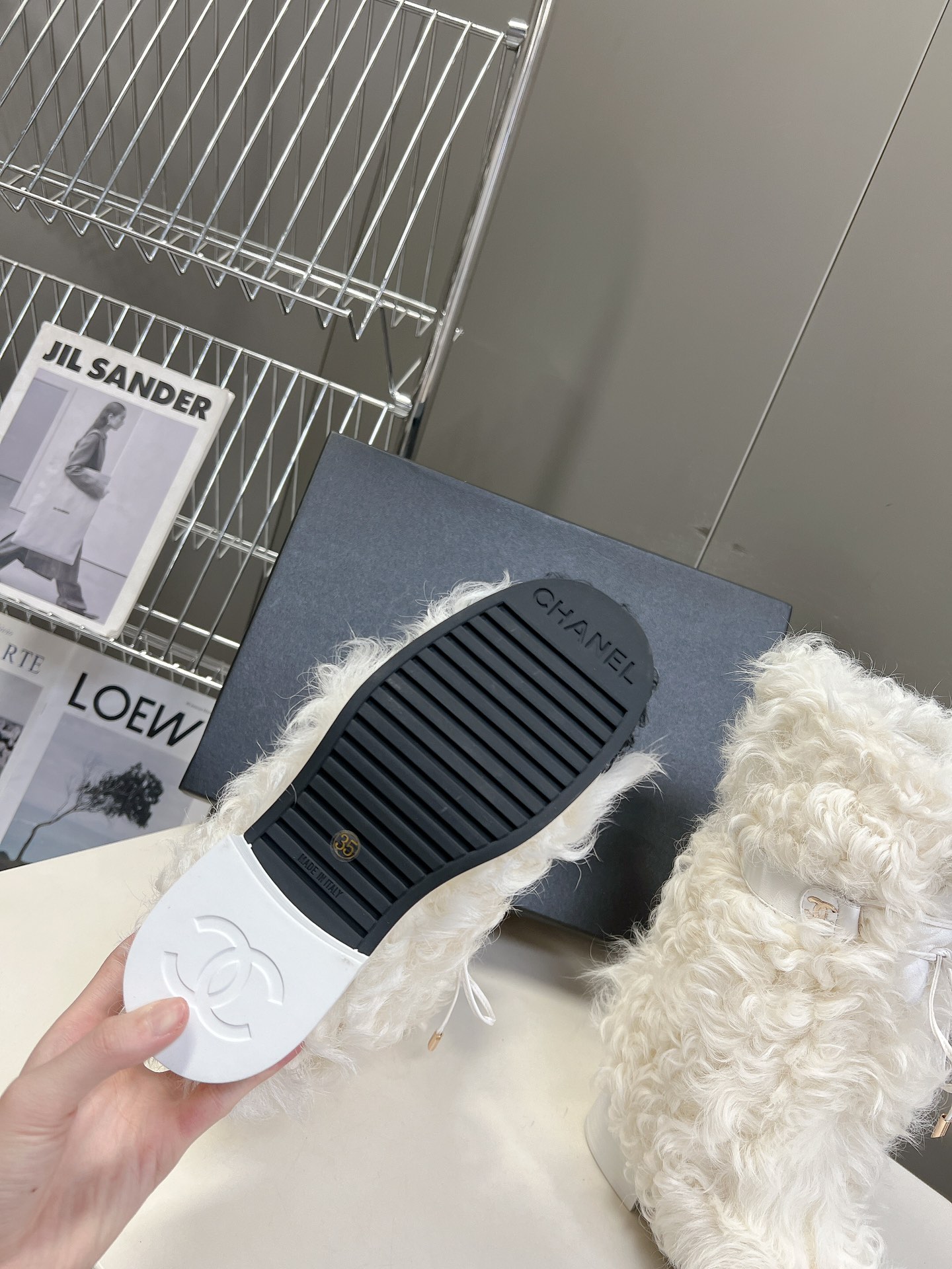 C design  autumn and winter heavy industry hot style fur boots