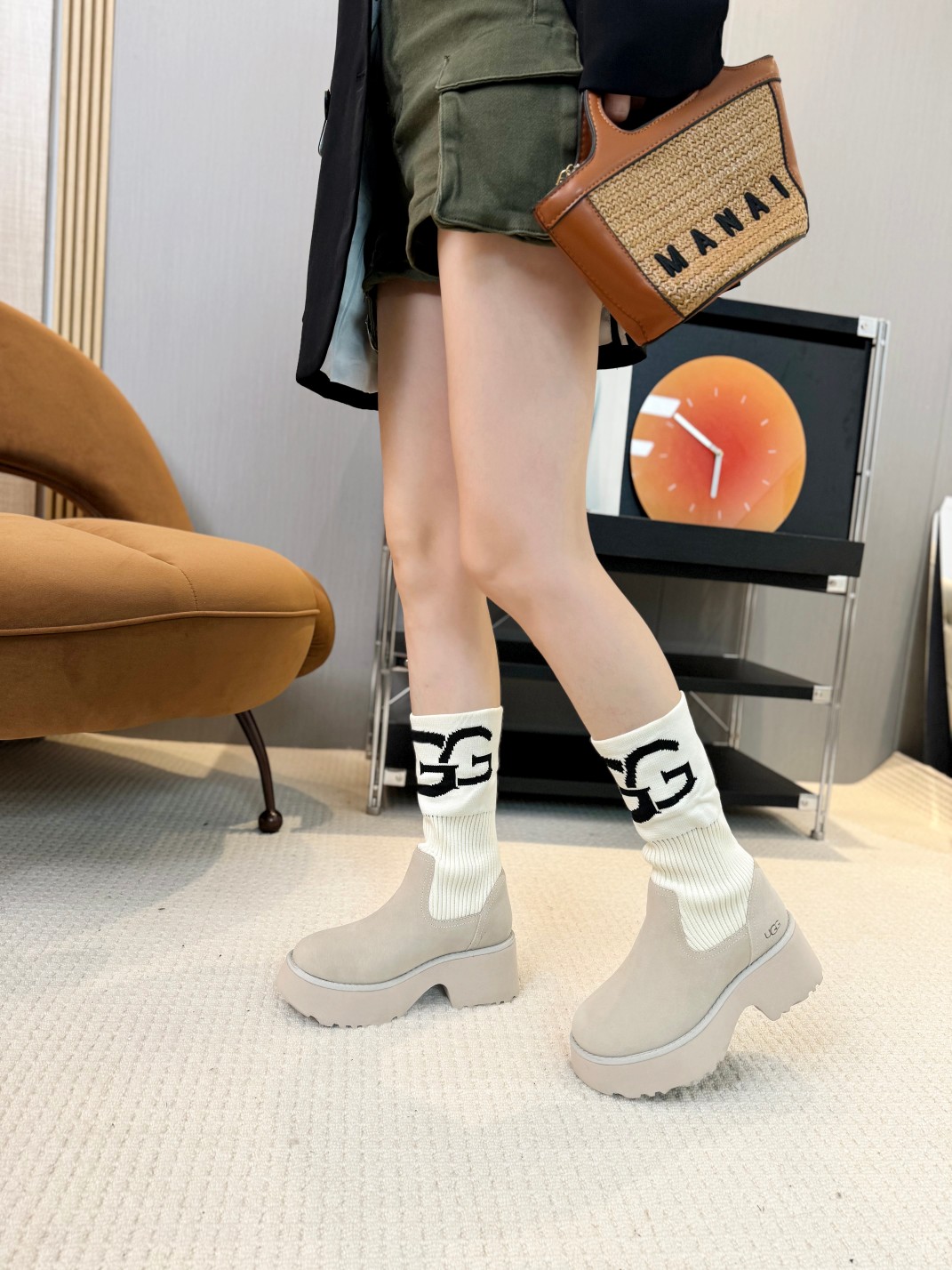 ugg thick sole martin boots woolen boots wool lining