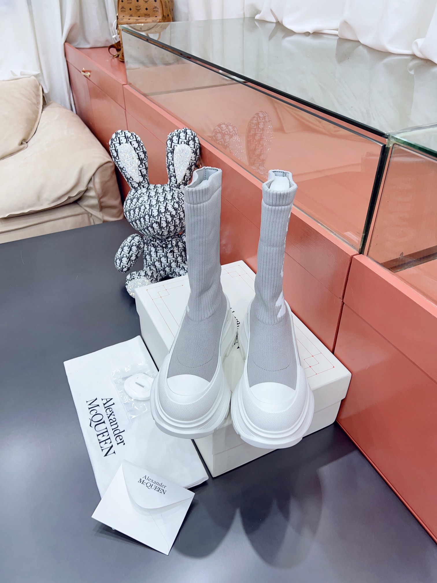 Alexander MCqueen SS New knited socking boots (unisex model)