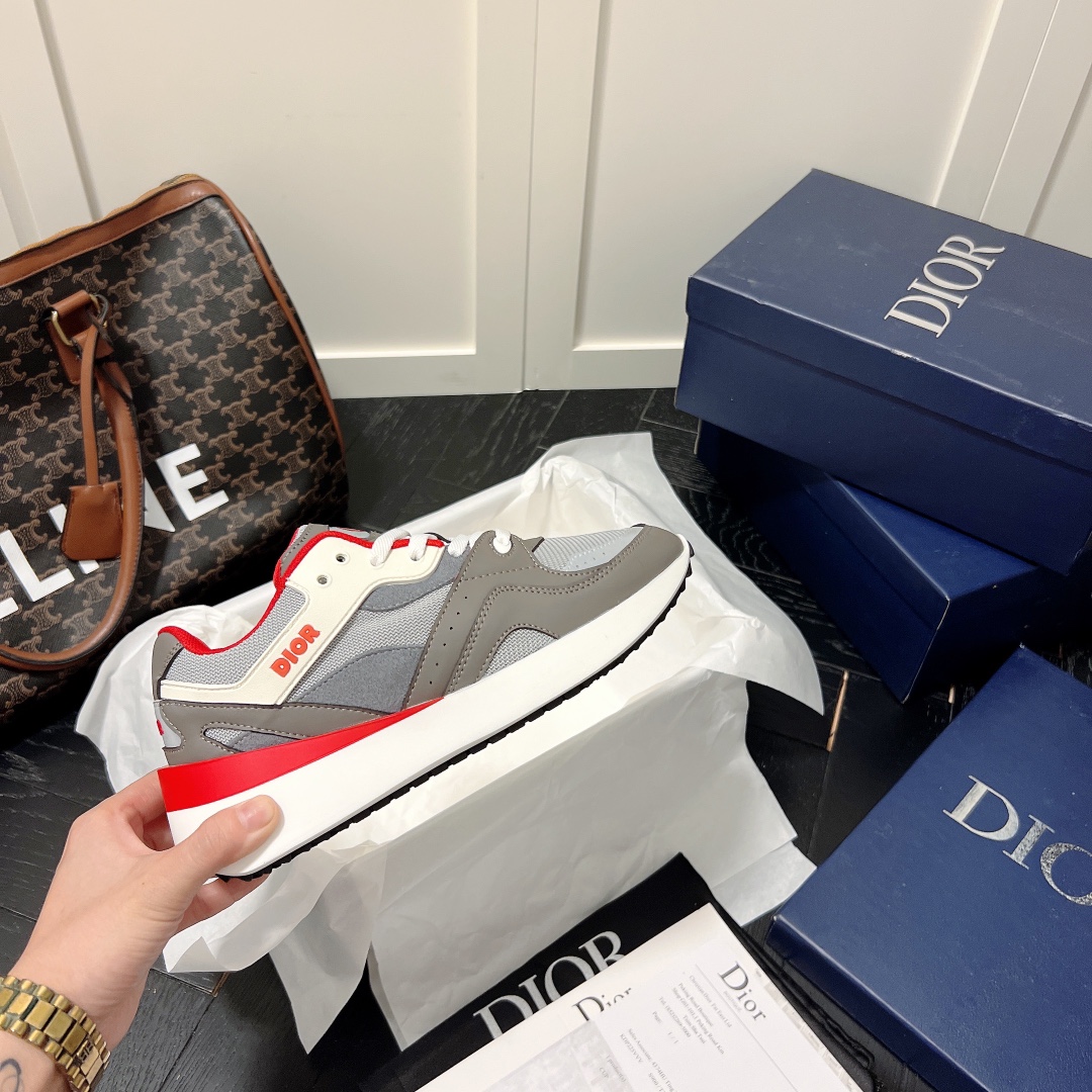 Dior B29 women sneakers thick sole casual shoes