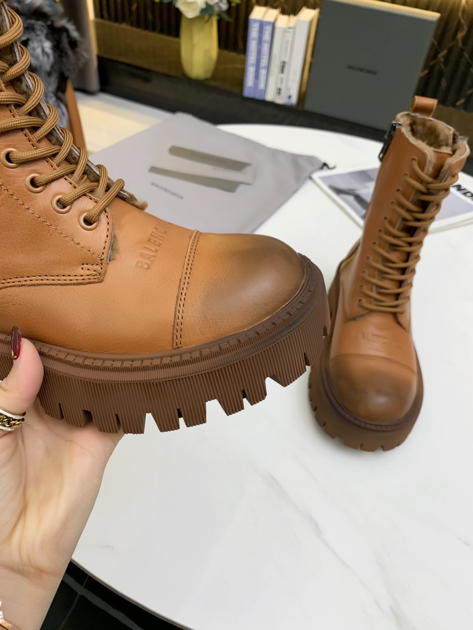 Balenciaga women's retro Martin boots 34-41