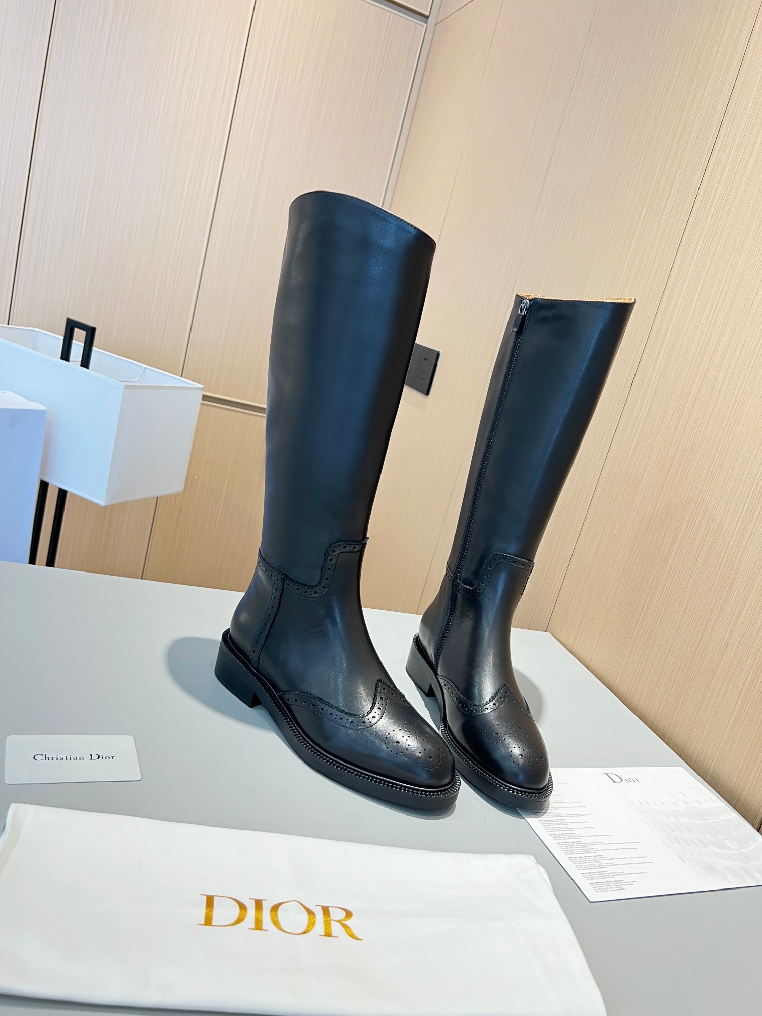 D design brogue knight boots