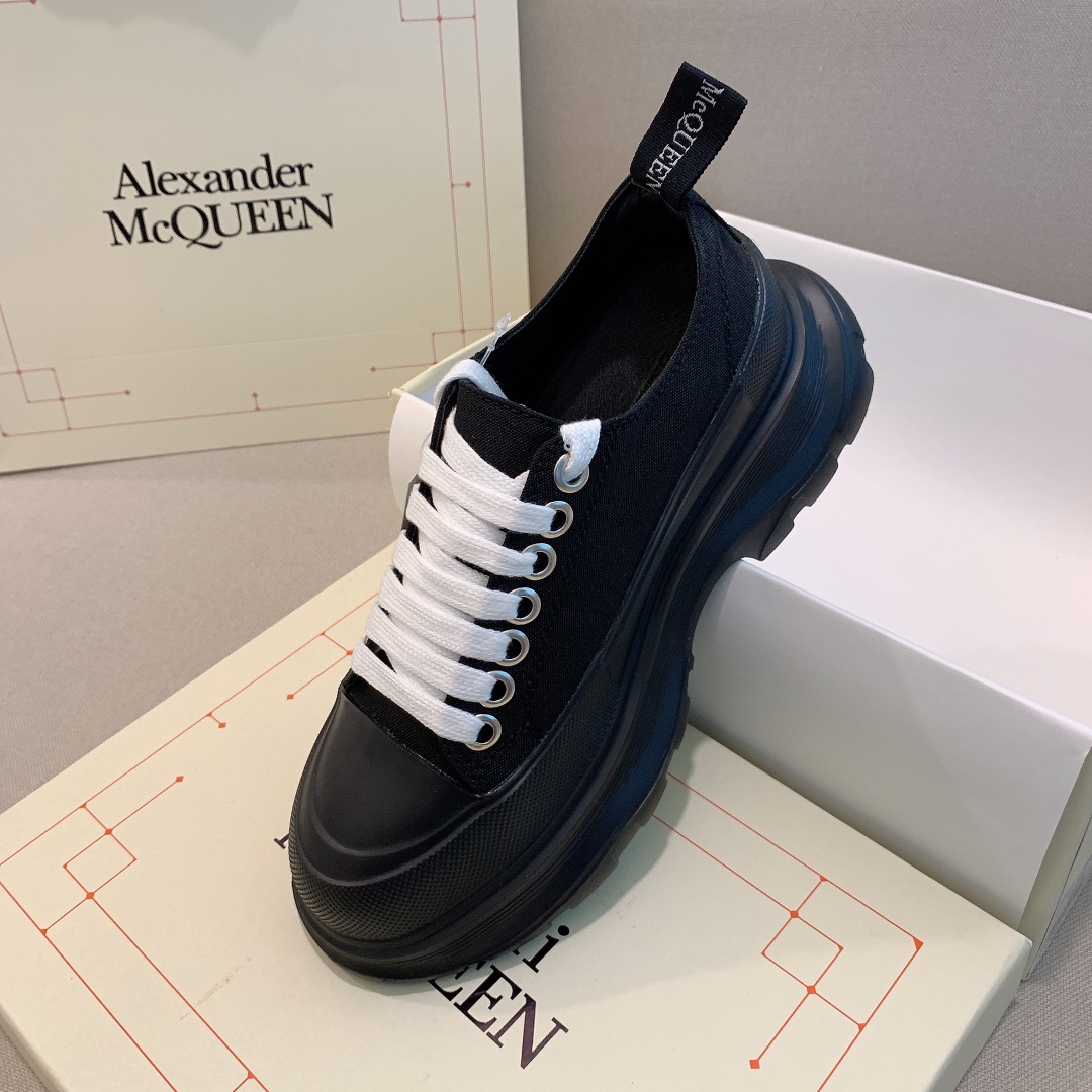 Alexander Mc queen PU thick sole sneakers casual shoes