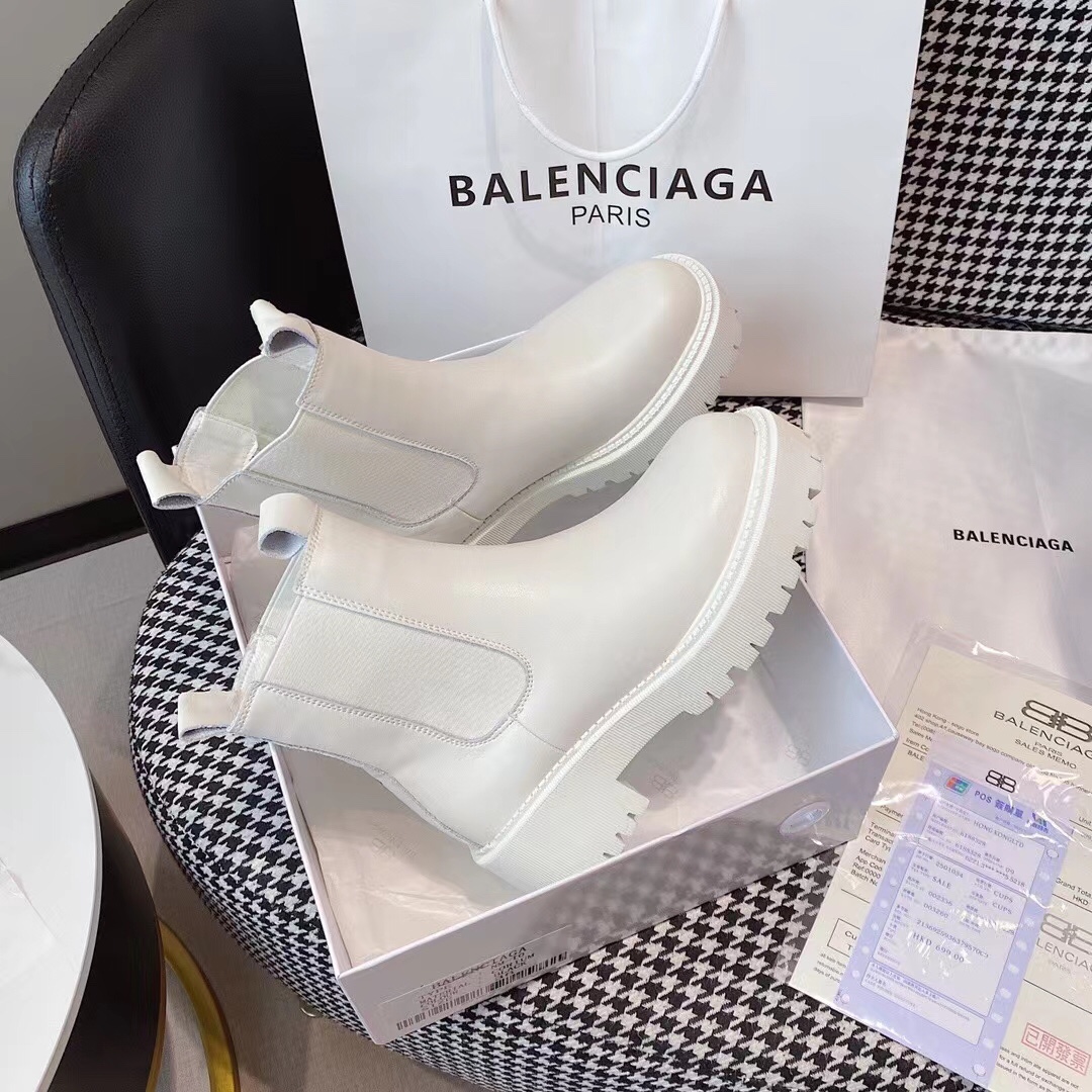 Balenciaga women's leather short boots 35-39