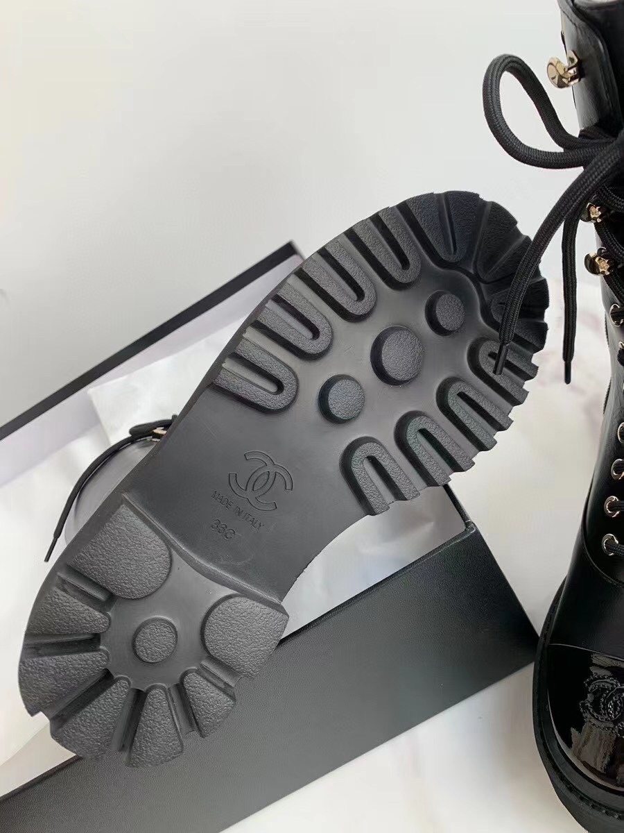 C design motorcycle boots lace-up Martin boots short boots