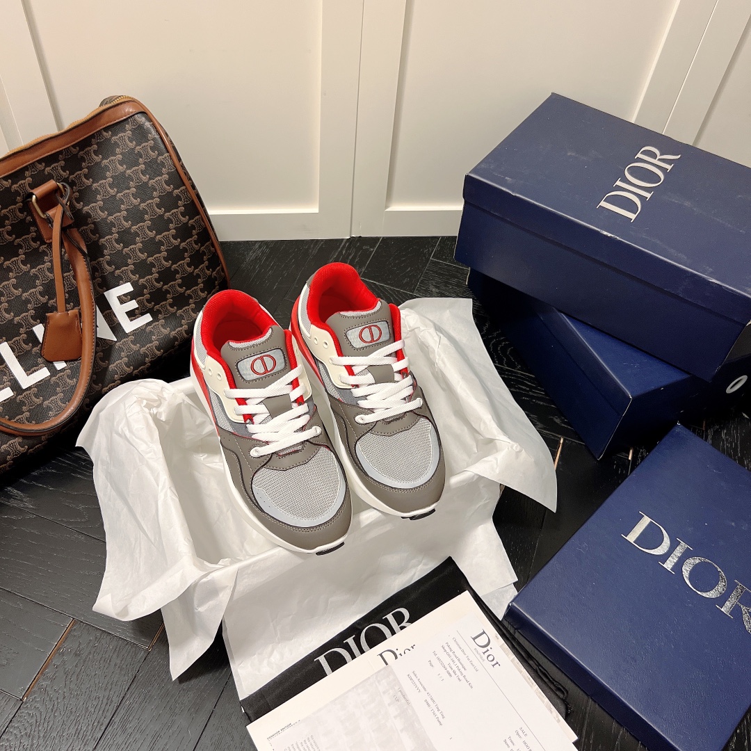 Dior B29 women sneakers thick sole casual shoes