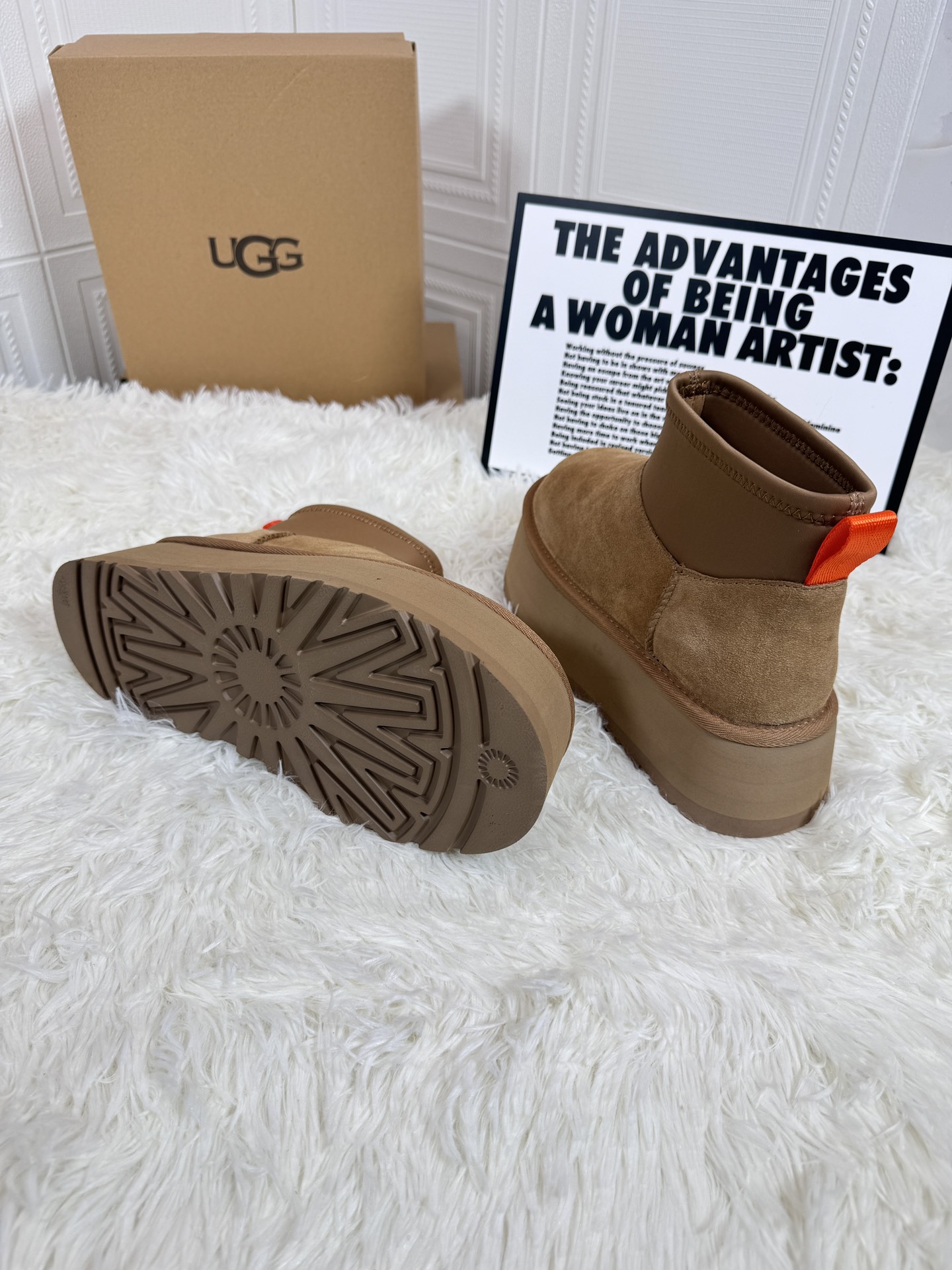 ugg sheepskin all-in-one snow boots
