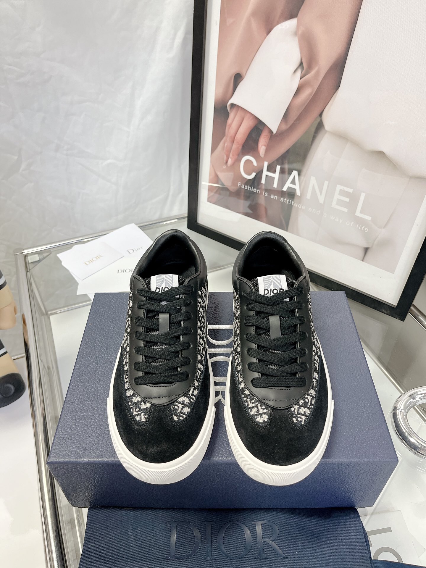 Dior Dior 2023 Latest B101 Collection Couple Casual Sneakers