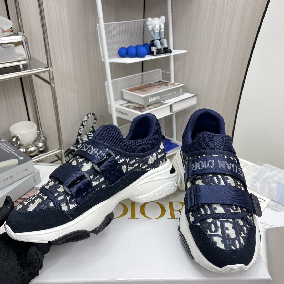 Dior D-wander velcro sneakers