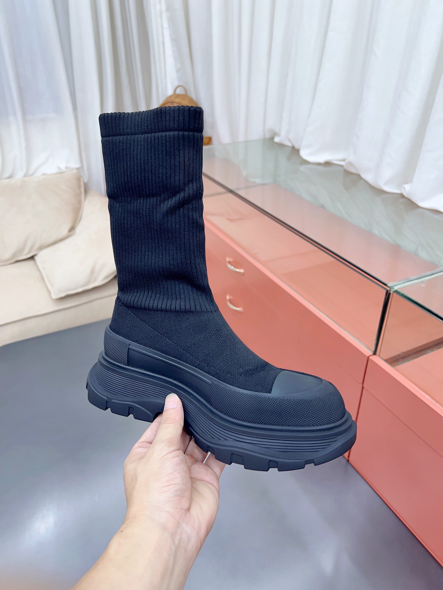 Alexander MCqueen SS New knited socking boots (unisex model)