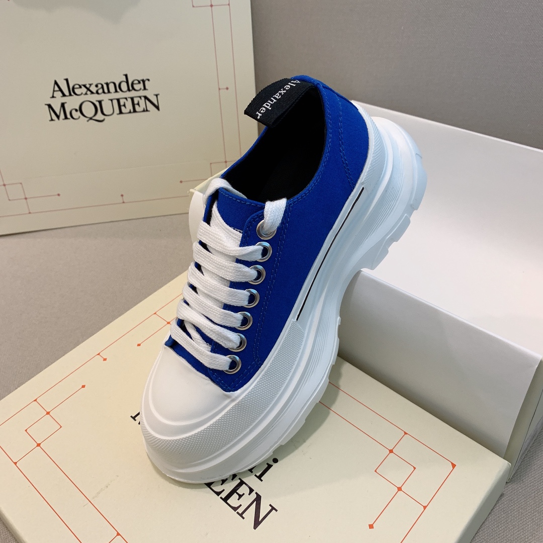 Alexander Mc queen PU thick sole sneakers casual shoes