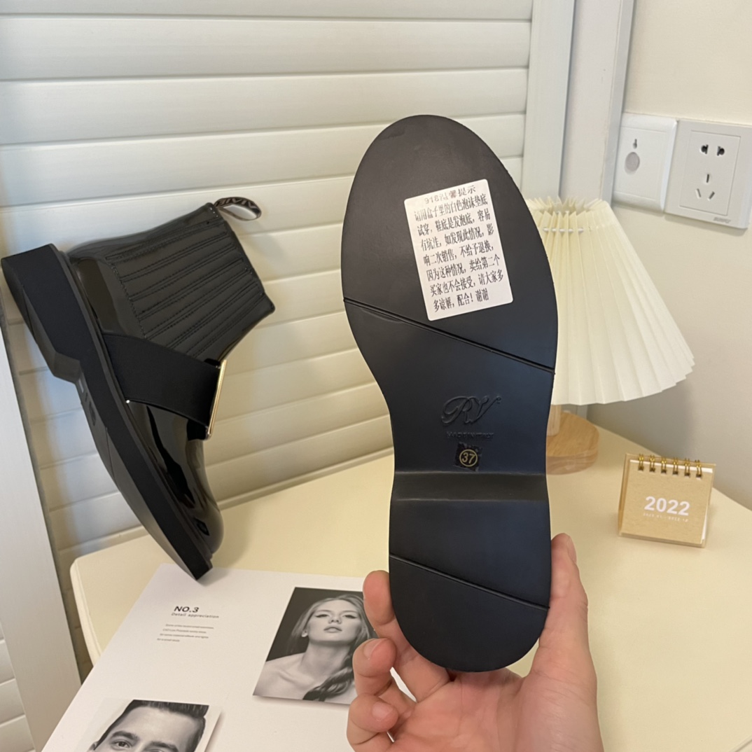 Roger Vivier british style women boots JK street