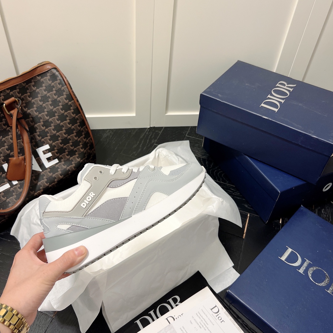 Dior B29 women sneakers thick sole casual shoes