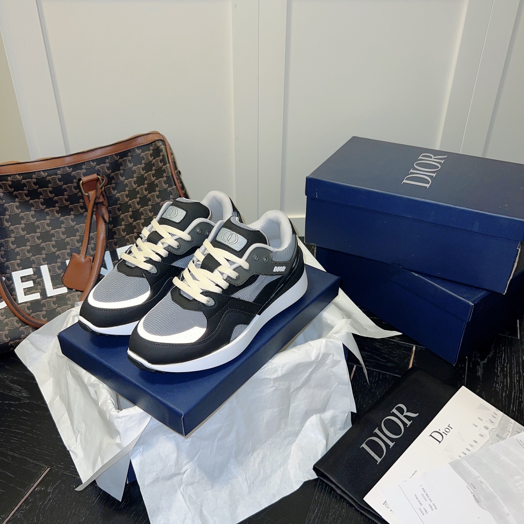 Dior B29 women sneakers thick sole casual shoes