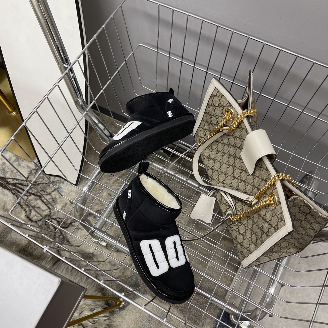 UGG new winter fleece slip-on snow boots